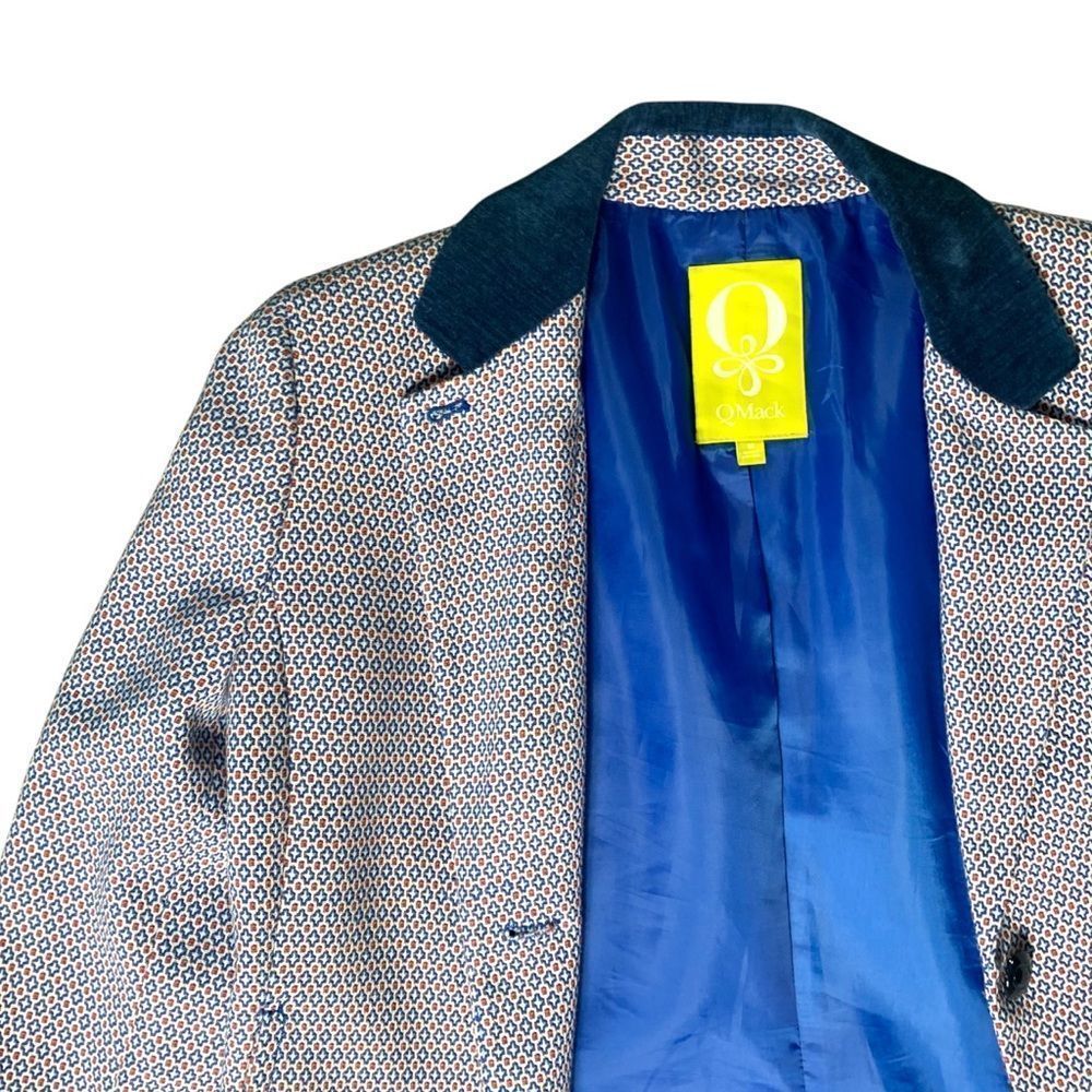 QMack Button Up Velvet collar Tweed Coat Size M - Picture 11 of 11
